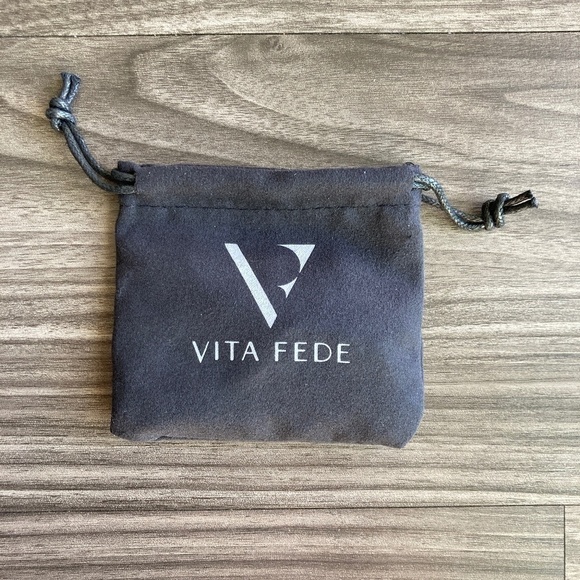 Vita Fede Cassio Gold Drop Earrings- NEW - Picture 7 of 7